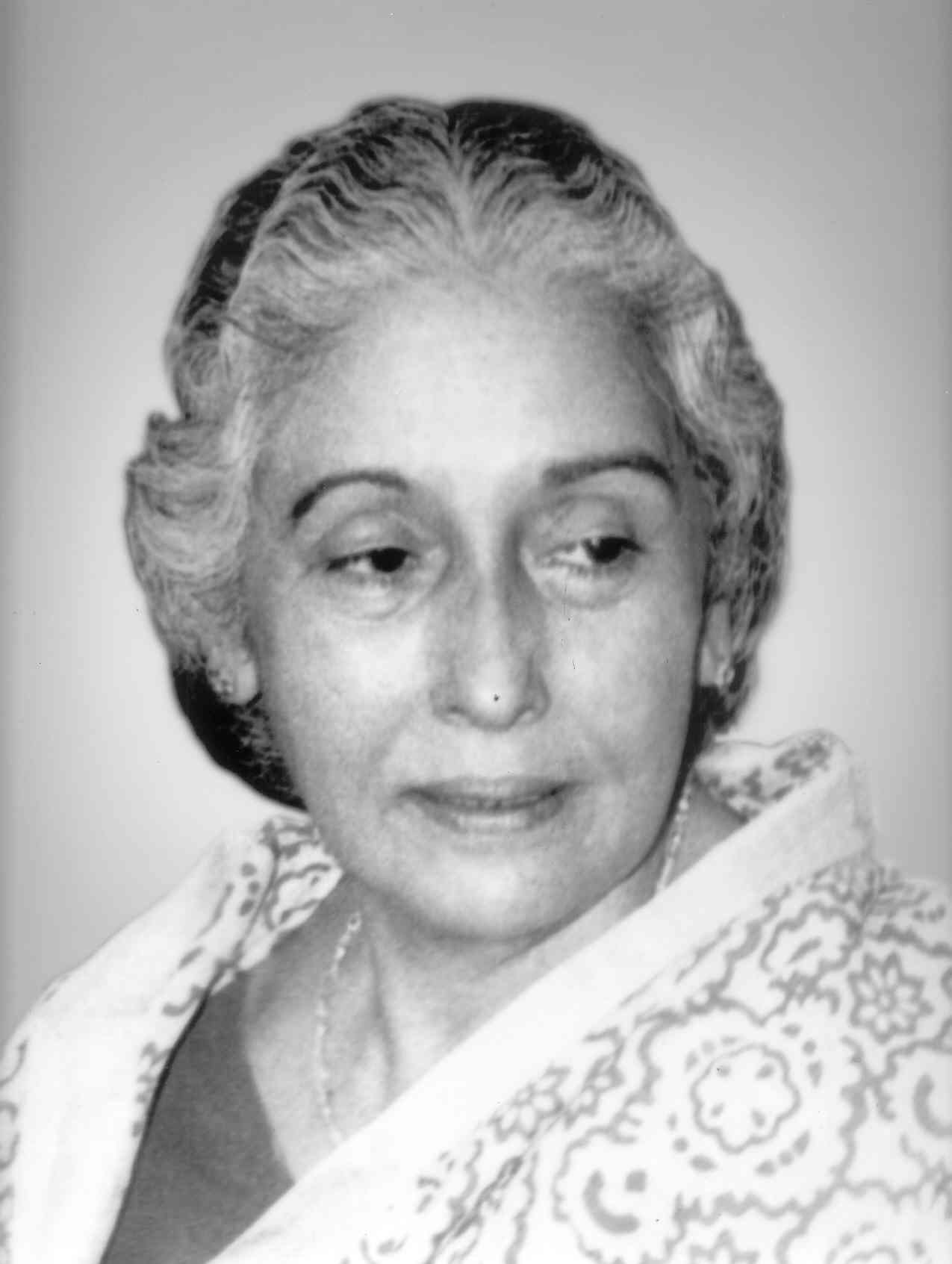 Smt. Sharada Mukherjee